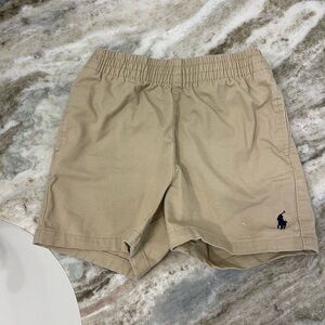 Ralph Lauren Beige Shorts with Logo
